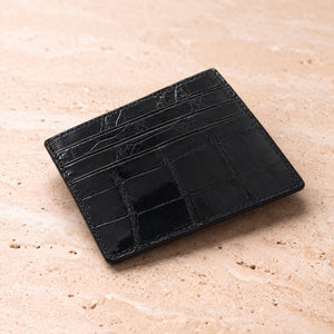 Crocodile Leather Card Holder