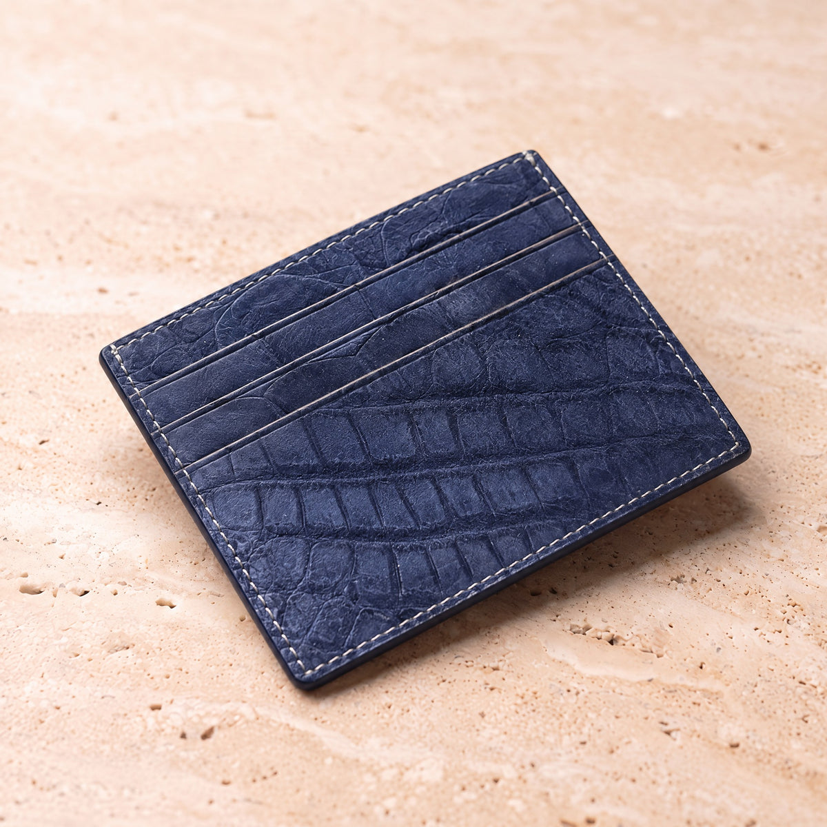 Crocodile Leather Card Holder