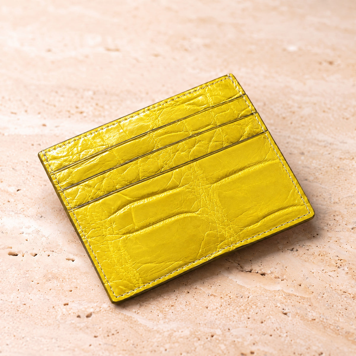Crocodile Leather Card Holder