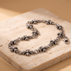 Chrome Cross Bracelet studio product shot
