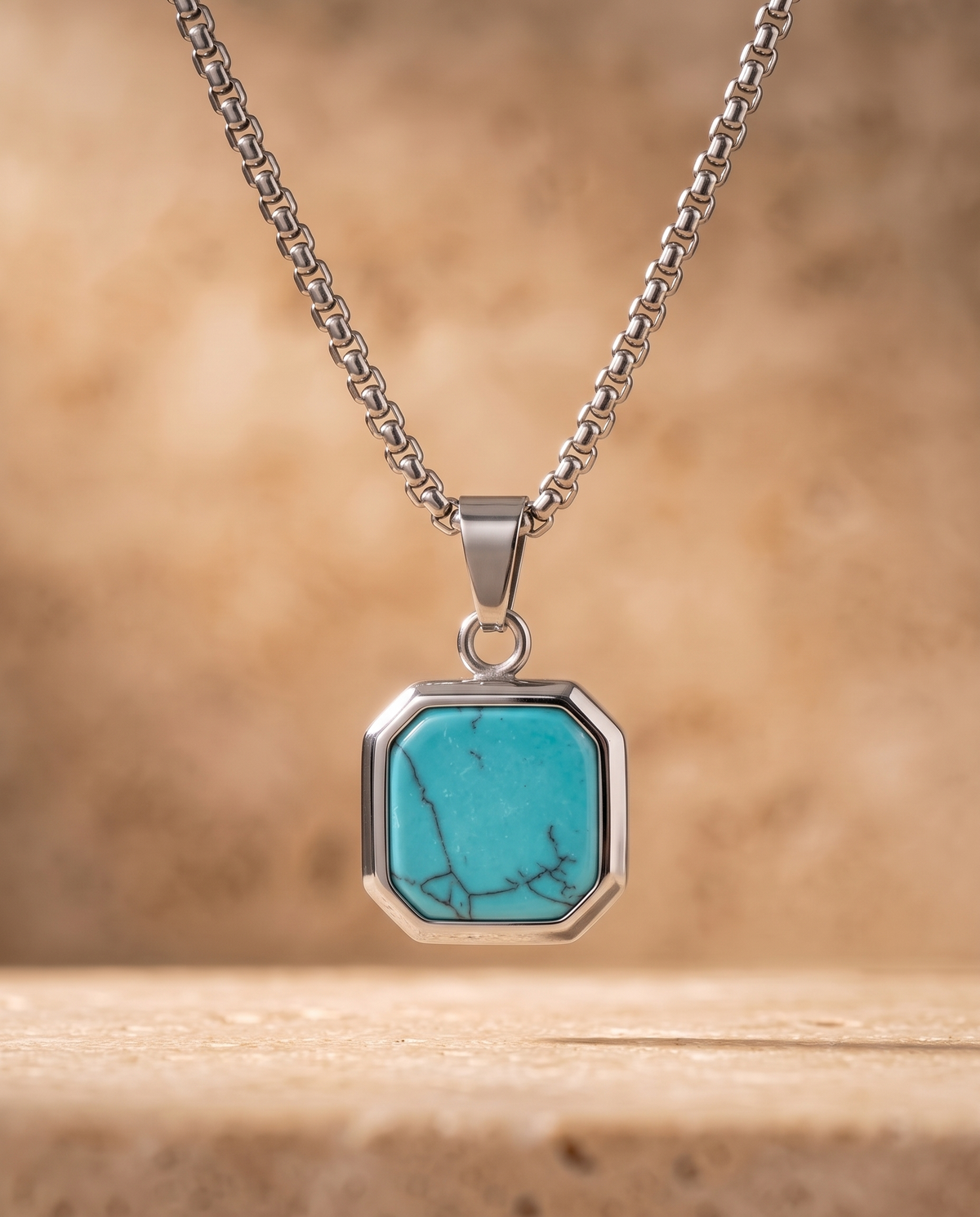 Monolith Stone Pendant by BLK LABEL